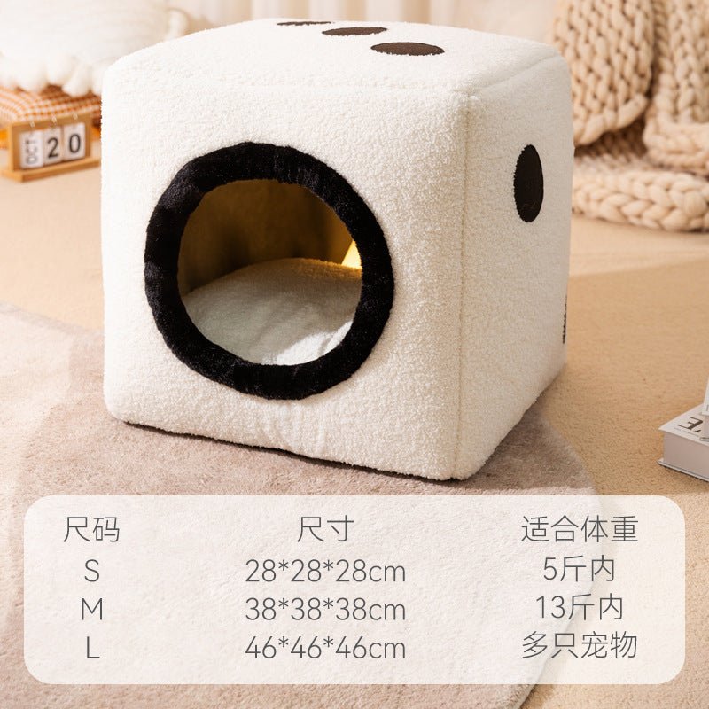 Autumn And Winter Warm Closed House Small Kennel | Luxury Home Accessories | Heulog Glow