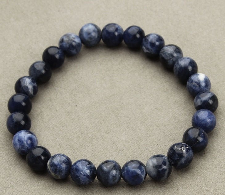 Aventurine Blue Sandstone Beads Round Bead Bracelet Bracelet | Luxury Home Accessories | Heulog Glow