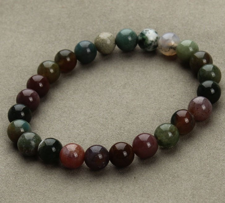 Aventurine Blue Sandstone Beads Round Bead Bracelet Bracelet | Luxury Home Accessories | Heulog Glow