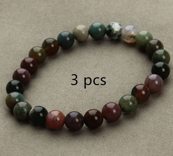 Aventurine Blue Sandstone Beads Round Bead Bracelet Bracelet | Luxury Home Accessories | Heulog Glow