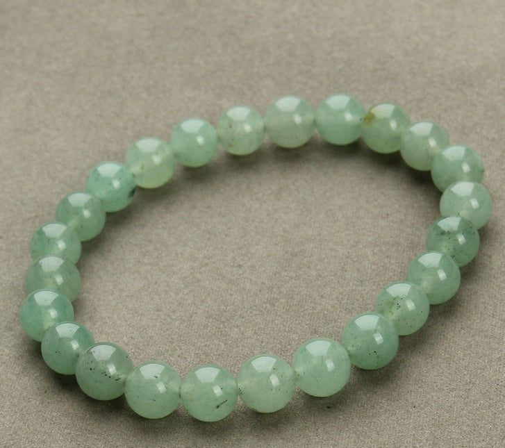 Aventurine Blue Sandstone Beads Round Bead Bracelet Bracelet | Luxury Home Accessories | Heulog Glow