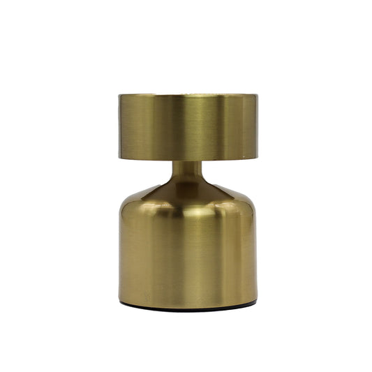 Touch Lamp - Flat Mushroom Bronze- USB (C) - Rechargable  (400 Watt)