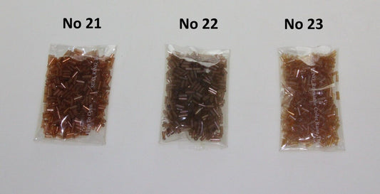 Brown Chestnut Chocolate Cocoa 4Mm Bugle Beads Sewing Craft Jewellery