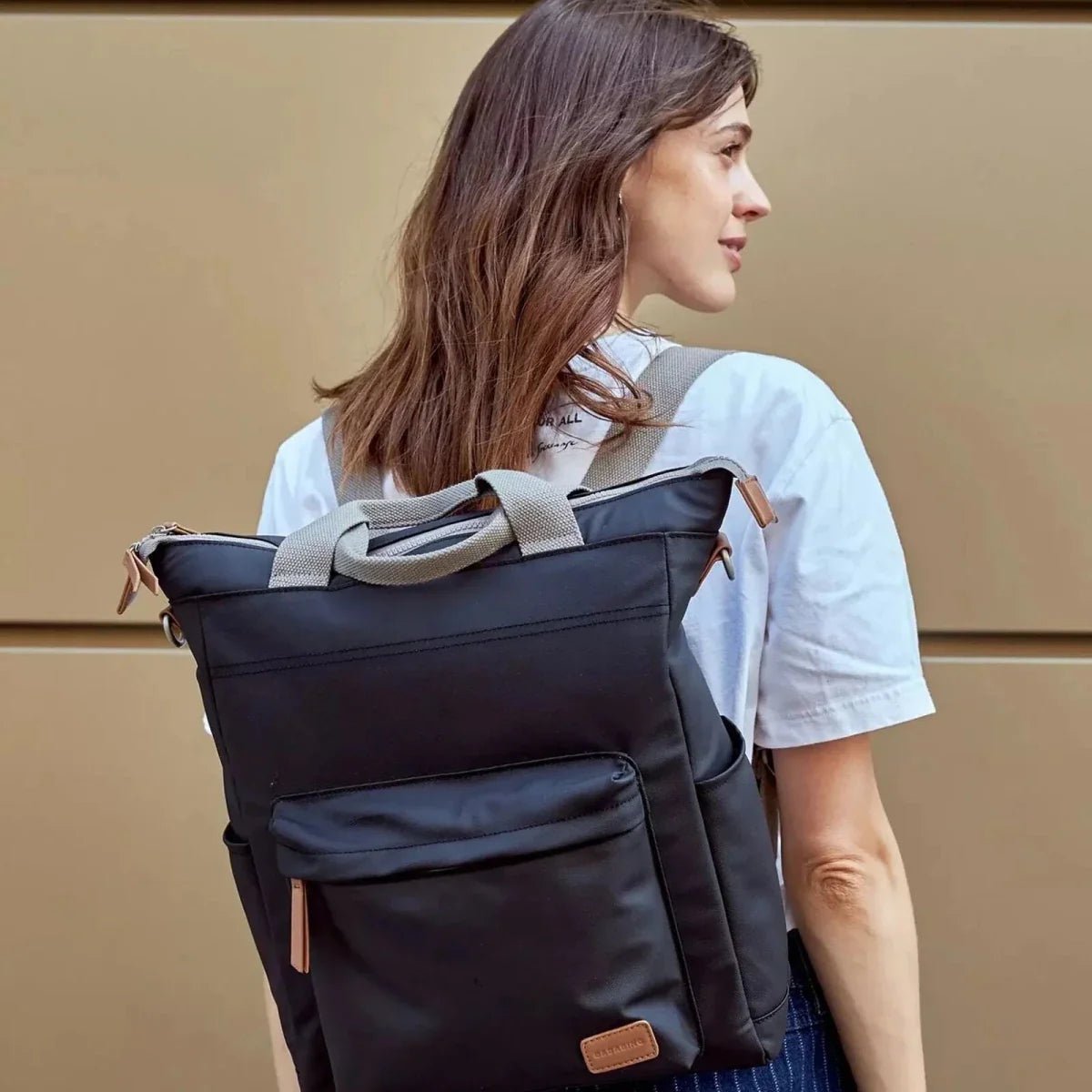 Bababing Daytripper Backpack Changing Bag - Black | Luxury Home Accessories | Heulog Glow
