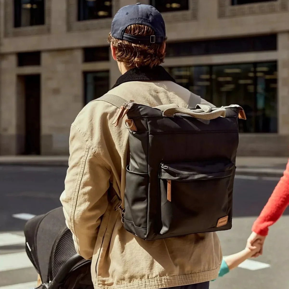 Bababing Daytripper Backpack Changing Bag - Black | Luxury Home Accessories | Heulog Glow