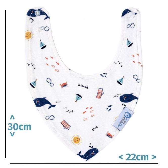 Baby Bandana Dribble Bibs Cotton Pack Of 8 - Boys | Luxury Home Accessories | Heulog Glow