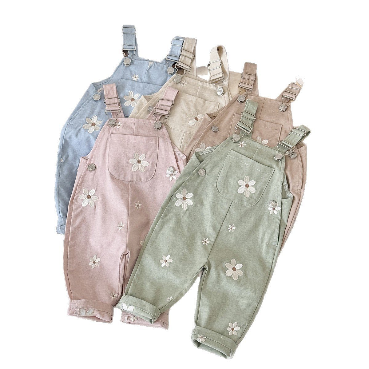 Baby Floral-embroidered Casual Sleeveless Romper | Luxury Home Accessories | Heulog Glow
