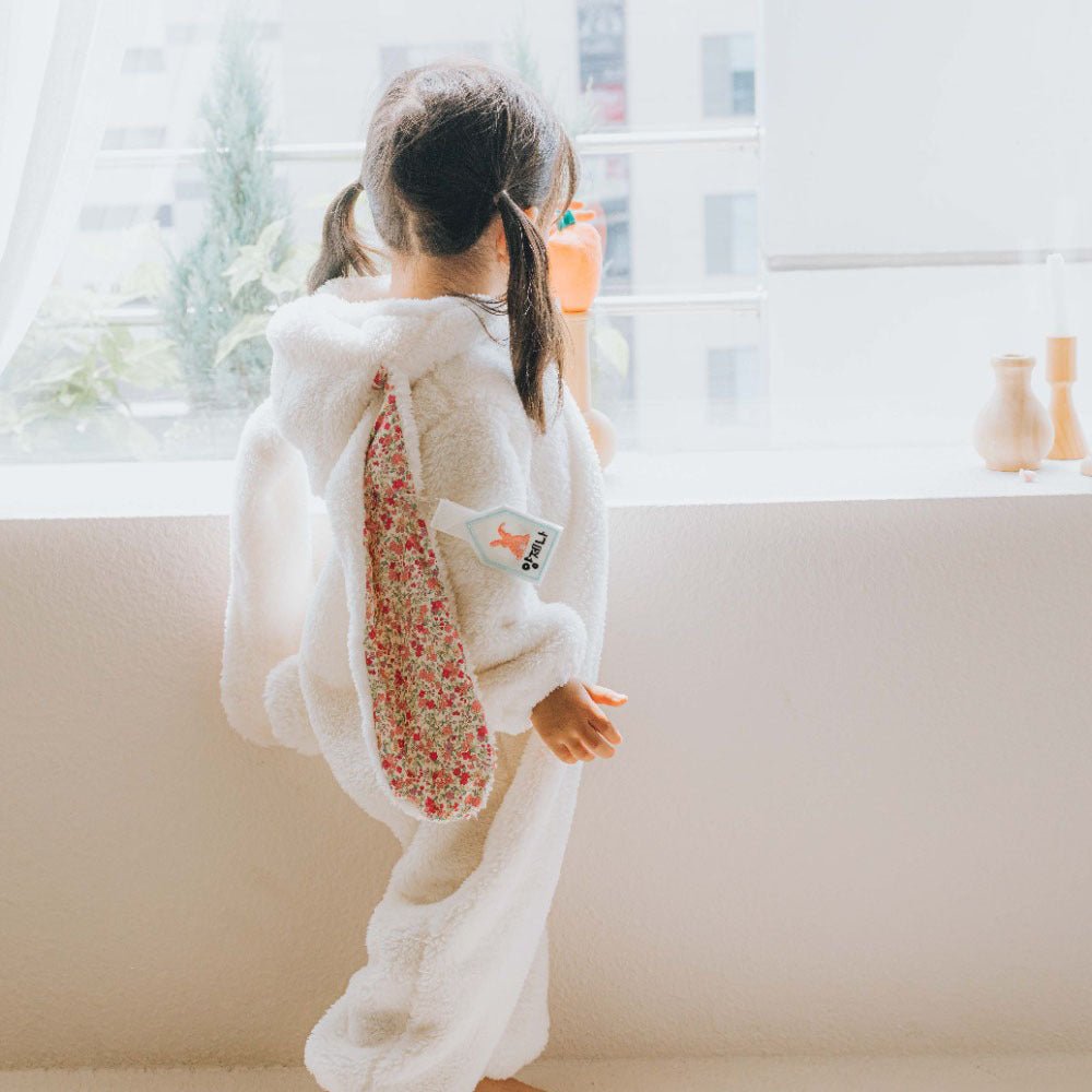 Baby Girl Bunny Jumpsuit Lazy Zipper Newborn Hooded Pajamas | Luxury Home Accessories | Heulog Glow