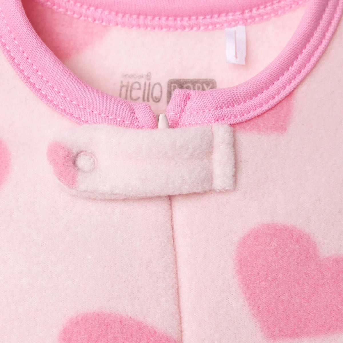 Baby Girl Fleece Footed Sleepsuit Animal Print Zip Fastening Hooded - Pink Printed | Luxury Home Accessories | Heulog Glow