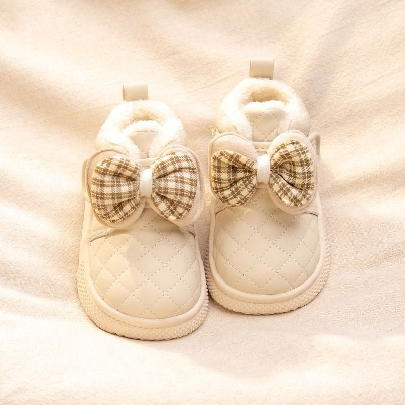 Baby Girl Snow Boots Velvet Thermal Booties Girls' Cotton Shoes | Luxury Home Accessories | Heulog Glow