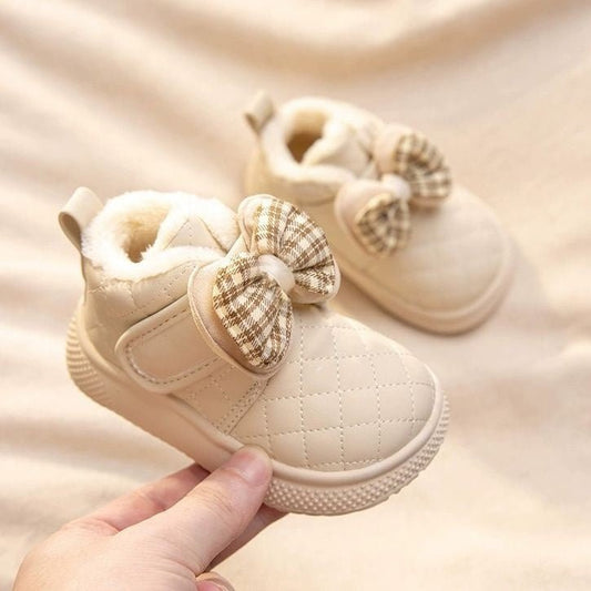 Baby Girl Snow Boots Velvet Thermal Booties Girls' Cotton Shoes | Luxury Home Accessories | Heulog Glow