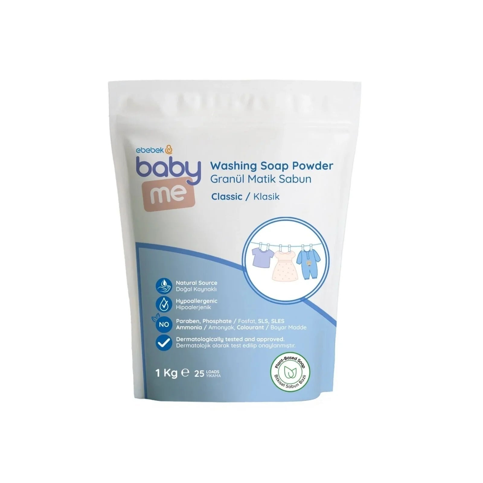 baby me Granular Washing Soap Powder 1000g 25 washes | Luxury Home Accessories | Heulog Glow