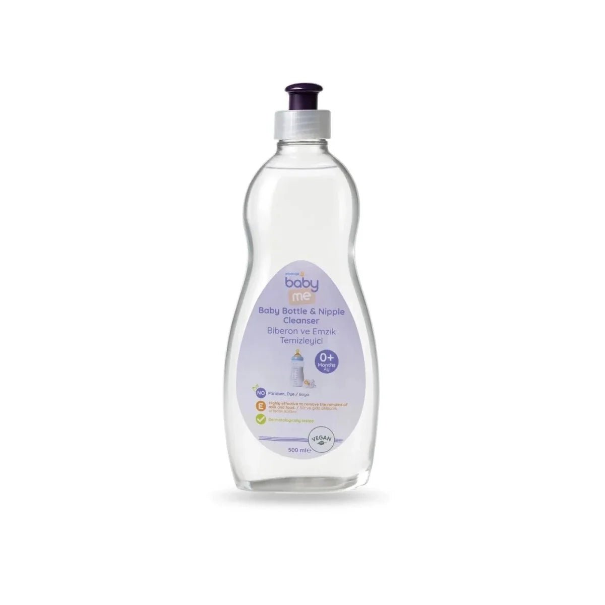 baby me Liquid Bottle & Teat Cleaner 500ml | Luxury Home Accessories | Heulog Glow