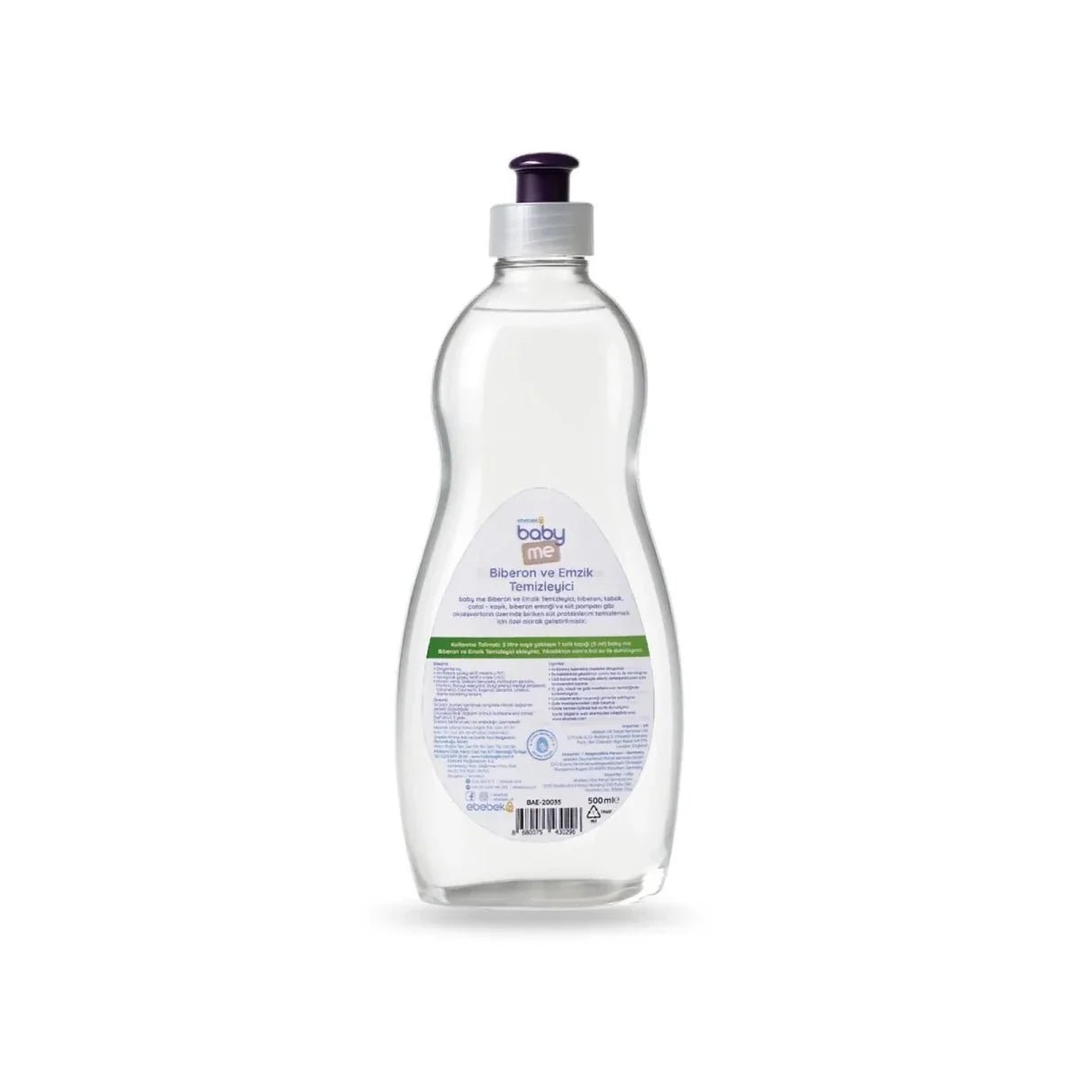 baby me Liquid Bottle & Teat Cleaner 500ml | Luxury Home Accessories | Heulog Glow