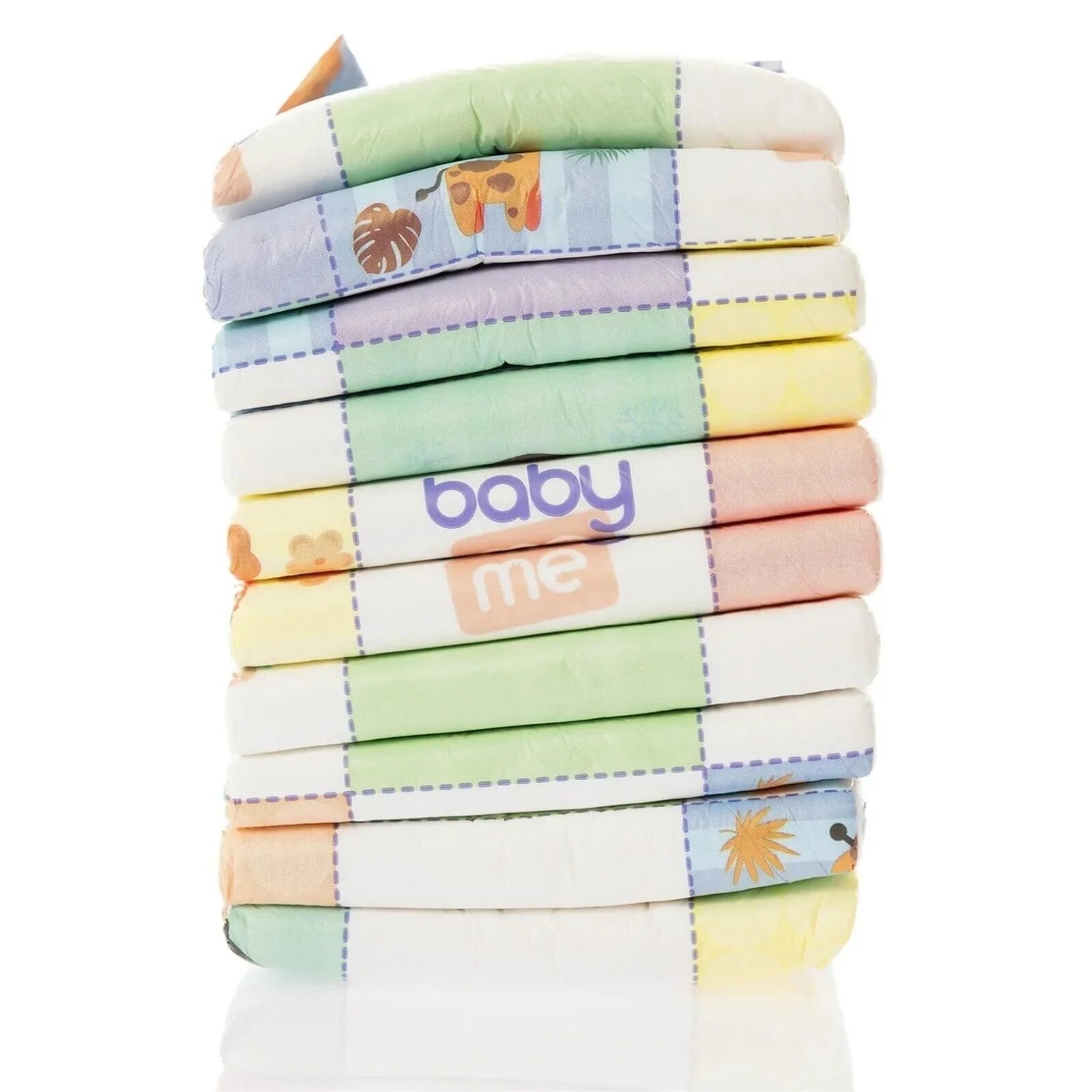 baby me Soft Padded Changing Mats 60x60cm - 10 pcs | Luxury Home Accessories | Heulog Glow