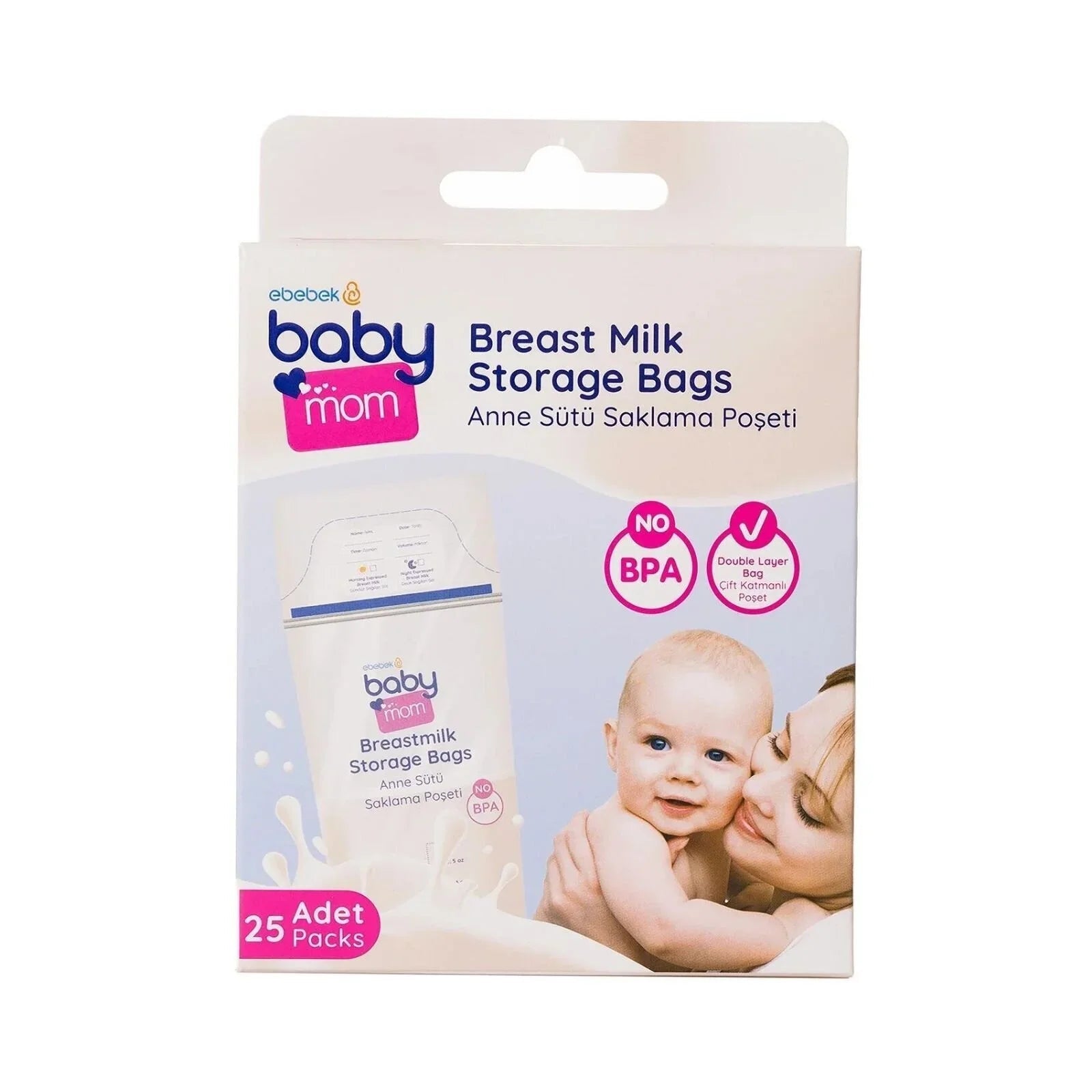 baby mom Breast Milk Storage Bag 25 pcs | Luxury Home Accessories | Heulog Glow