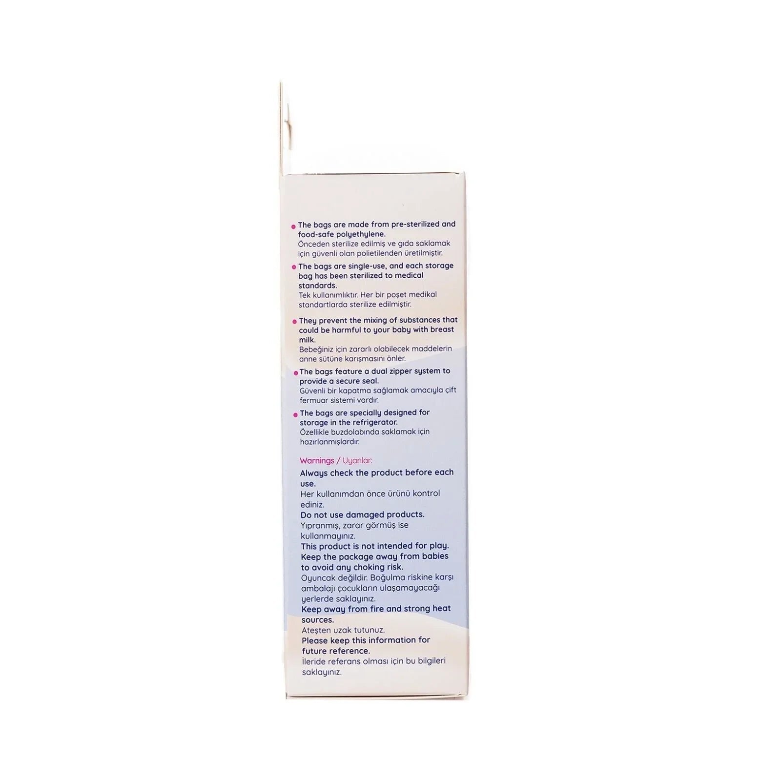 baby mom Breast Milk Storage Bag 25 pcs | Luxury Home Accessories | Heulog Glow