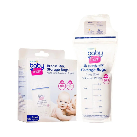 baby mom Breast Milk Storage Bag 50 pcs | Luxury Home Accessories | Heulog Glow