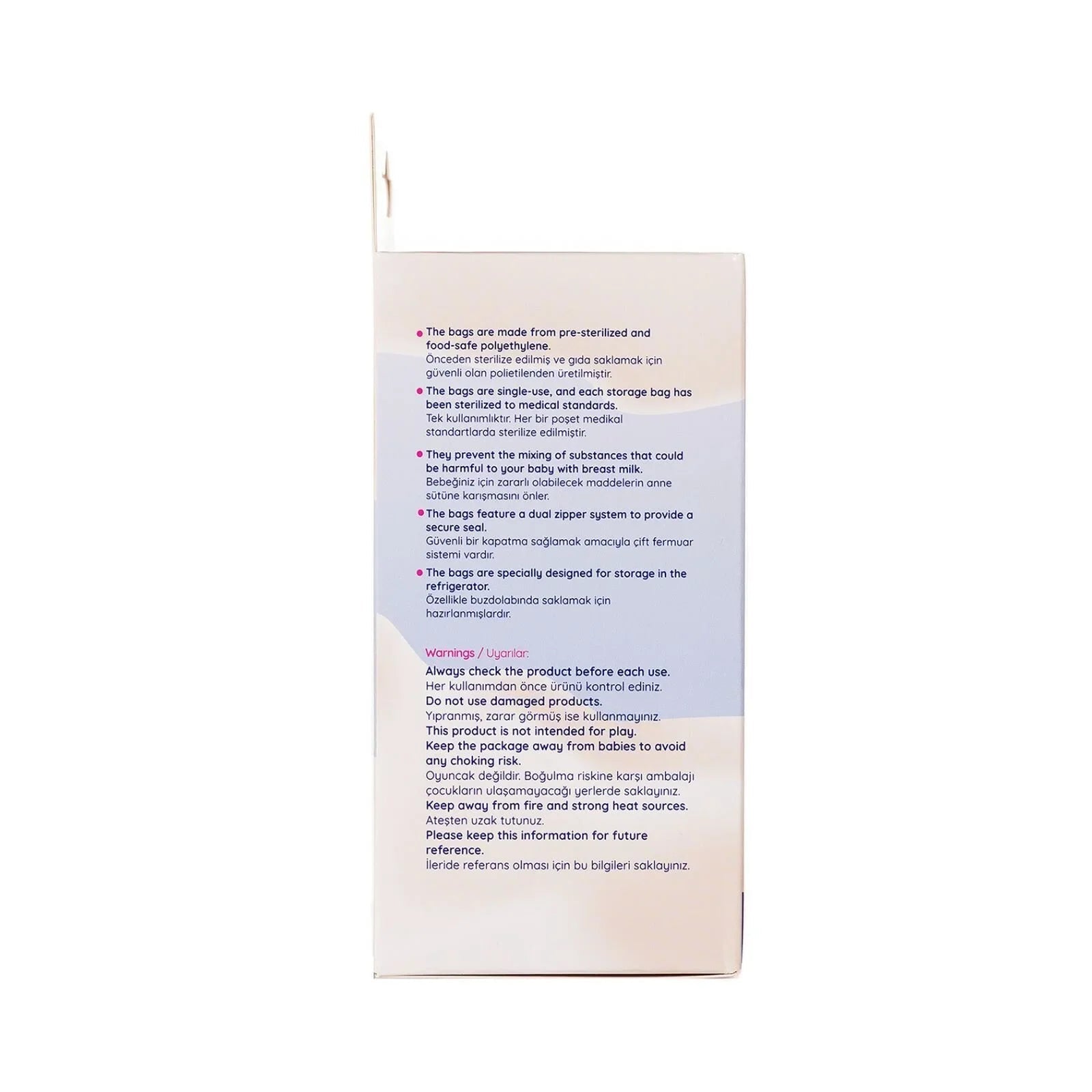 baby mom Breast Milk Storage Bag 50 pcs | Luxury Home Accessories | Heulog Glow