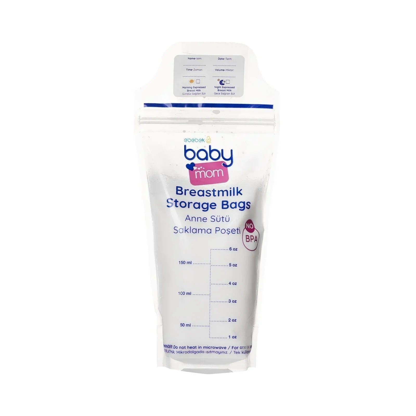 baby mom Breast Milk Storage Bag 50 pcs | Luxury Home Accessories | Heulog Glow