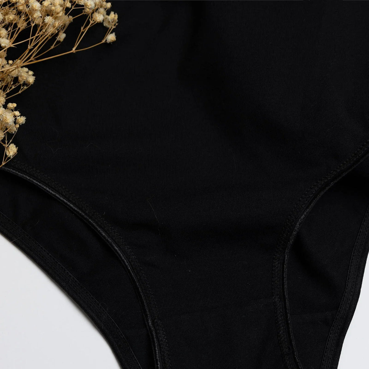 baby mom High Waist Pregnancy Brief - Black | Luxury Home Accessories | Heulog Glow