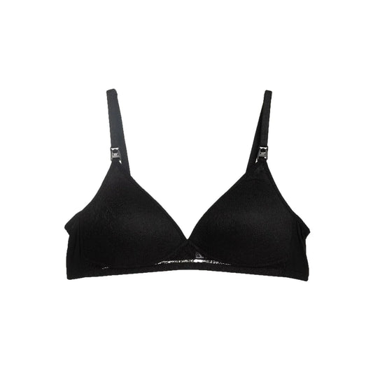 baby mom Padded Nursing Bra - Black | Luxury Home Accessories | Heulog Glow