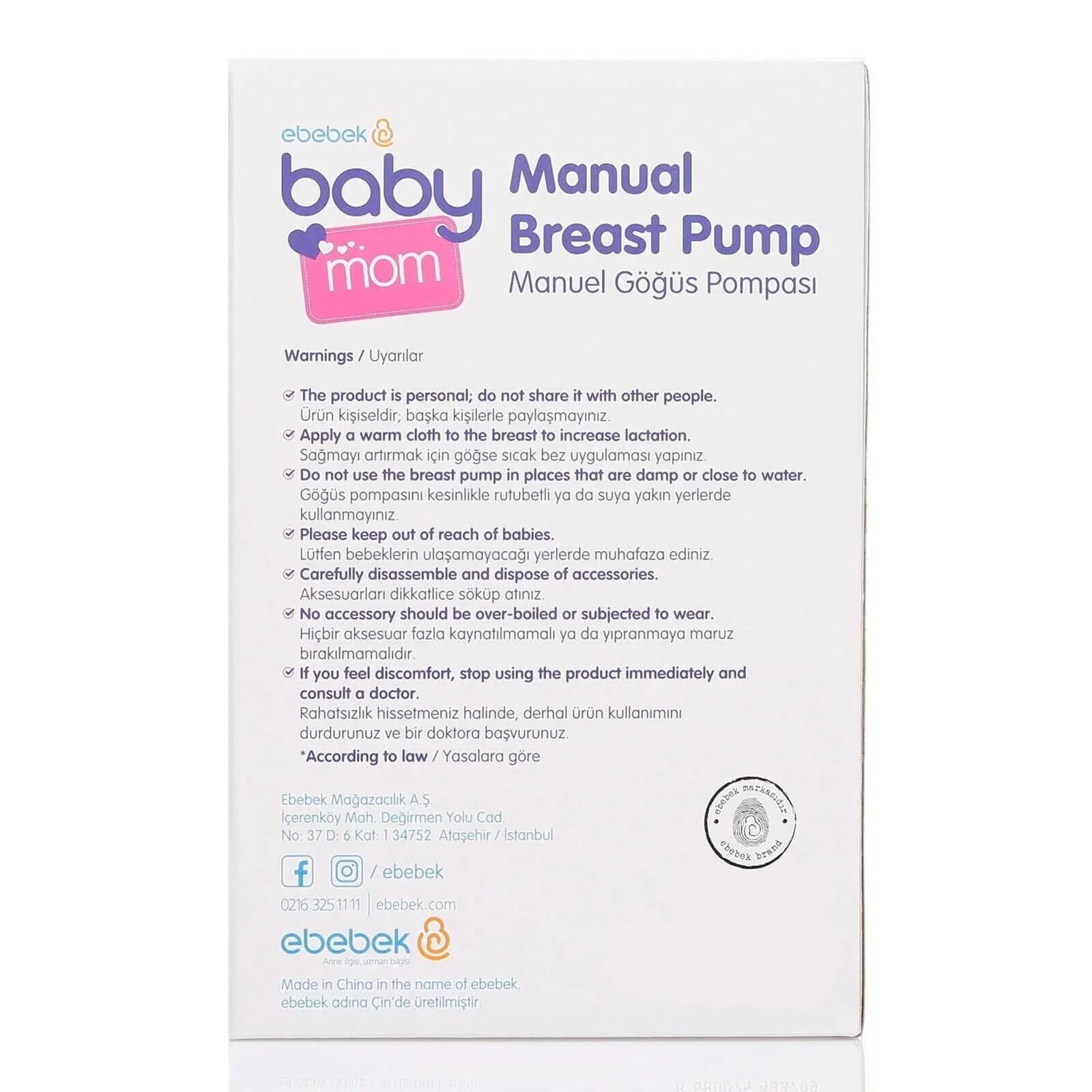 baby mom Single Manual Breast Pump | Luxury Home Accessories | Heulog Glow