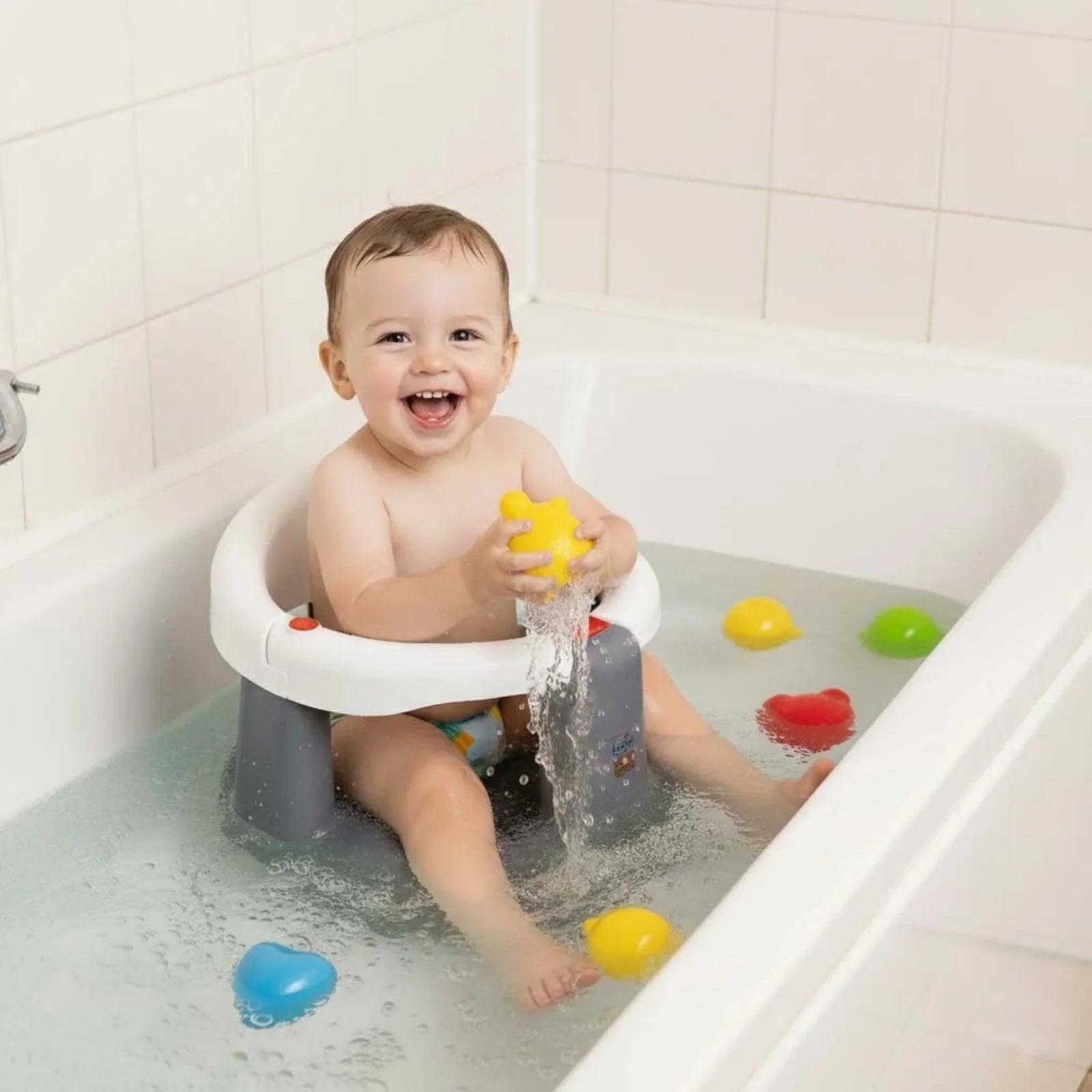 baby plus Bath Seat with Bath Toy | Luxury Home Accessories | Heulog Glow