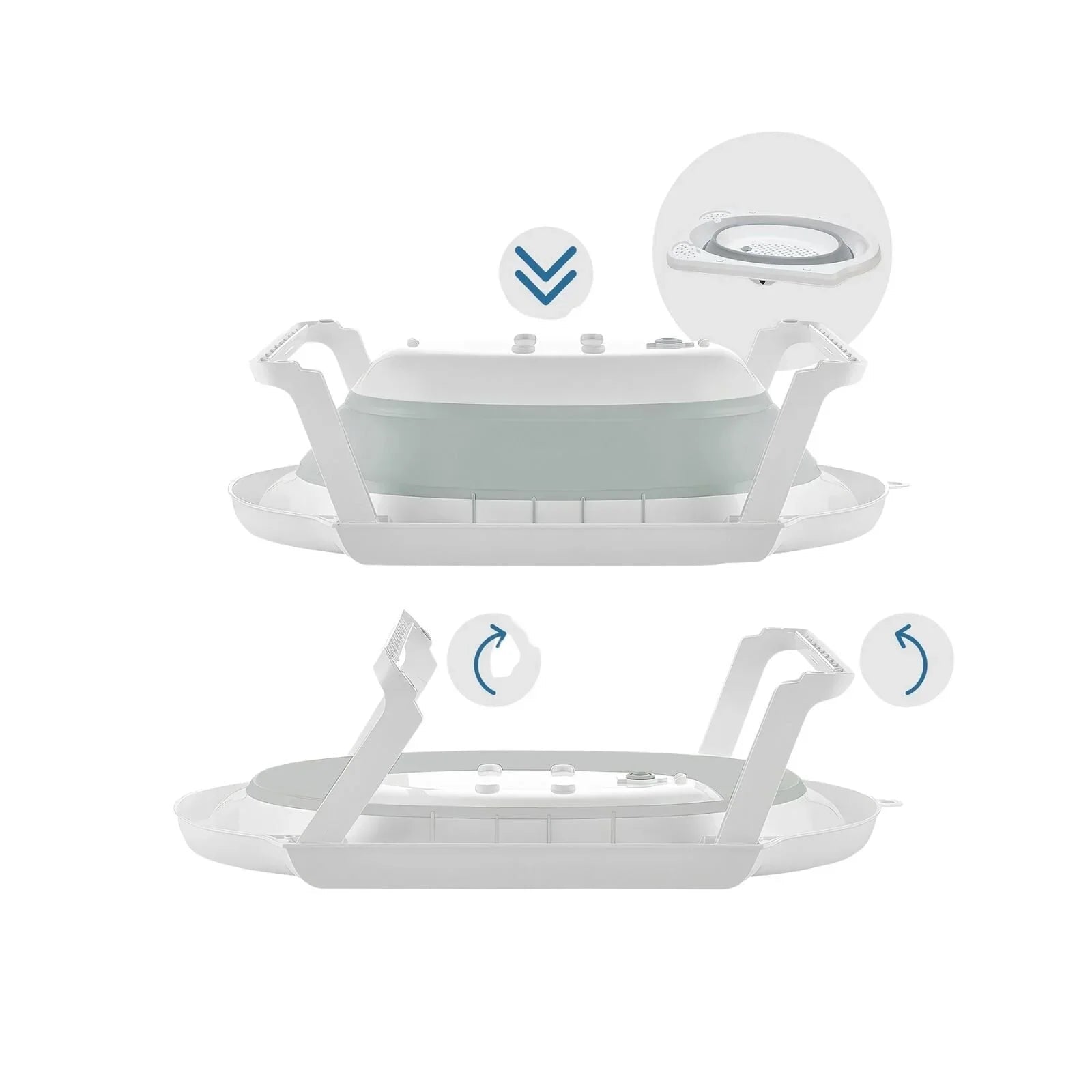 baby plus Foldable Bathtub Set 3 Pcs | Luxury Home Accessories | Heulog Glow