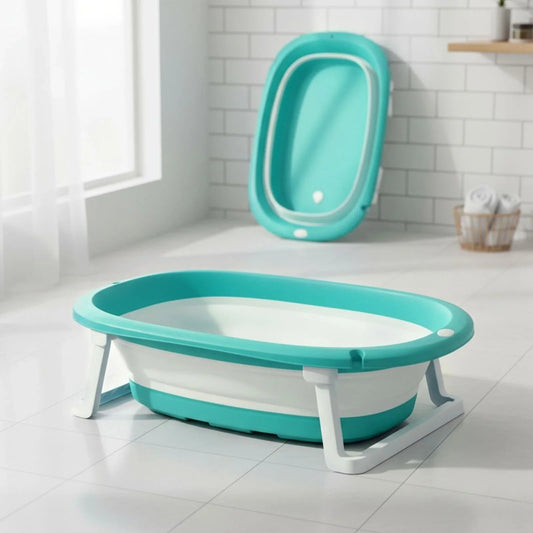 baby plus Foldable Bathtub with Plug | Luxury Home Accessories | Heulog Glow