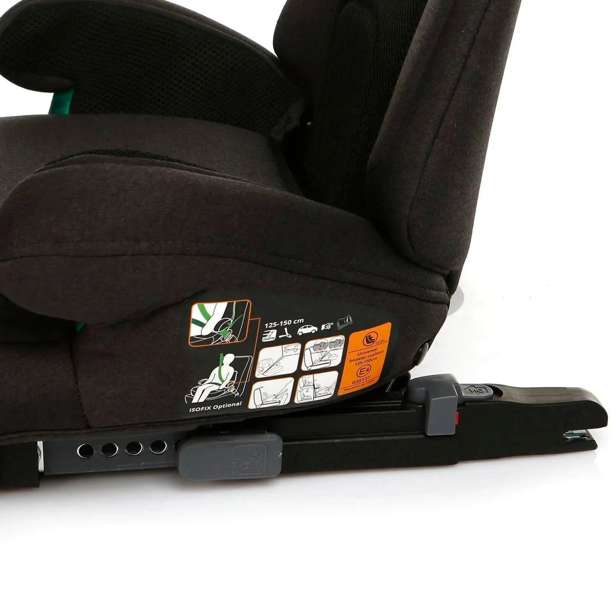 baby plus i-Size X8 (125-150 cm) 15-36 Kg Booster - Black | Luxury Home Accessories | Heulog Glow