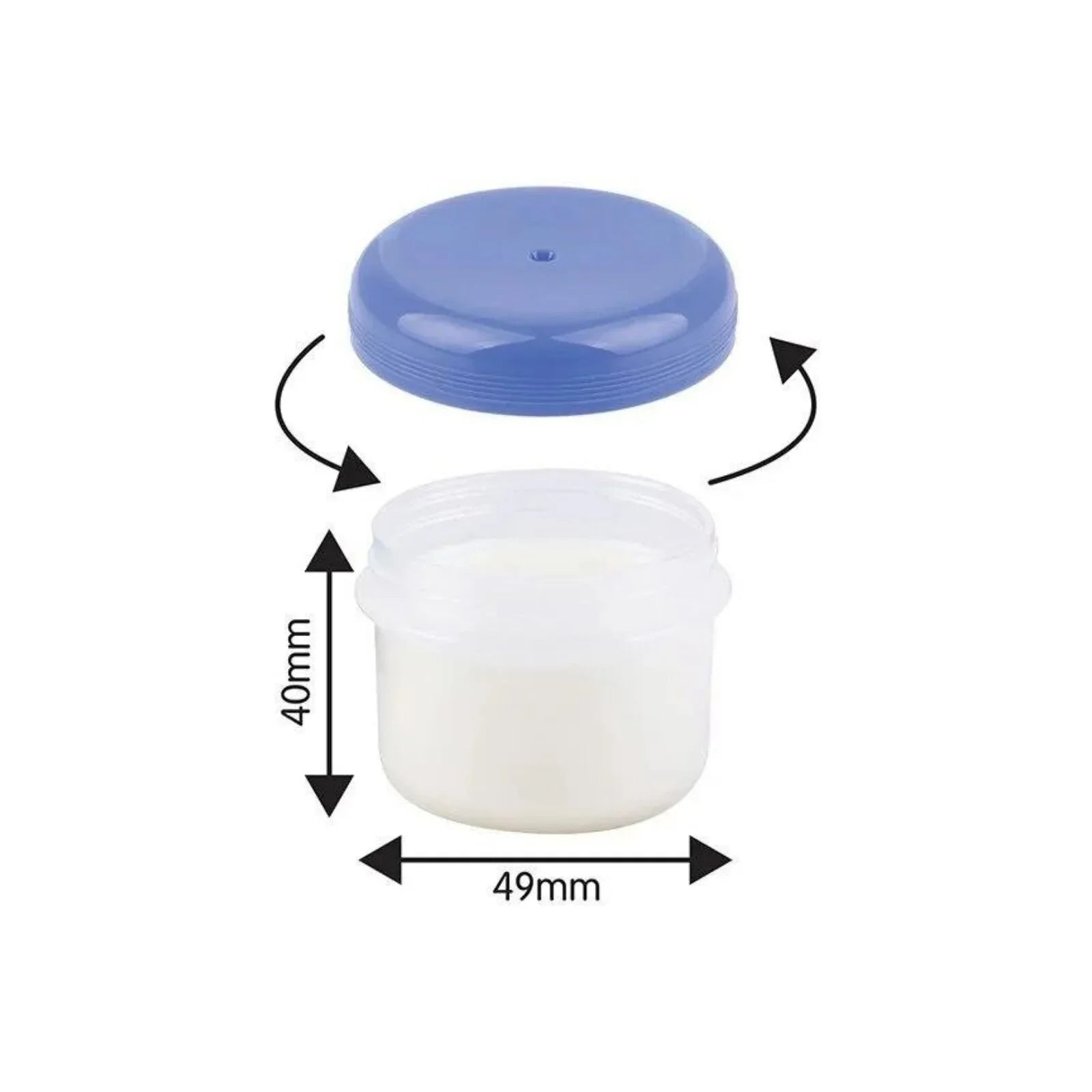baby plus Milk and Food Storage Container 4 pcs 180ml | Luxury Home Accessories | Heulog Glow