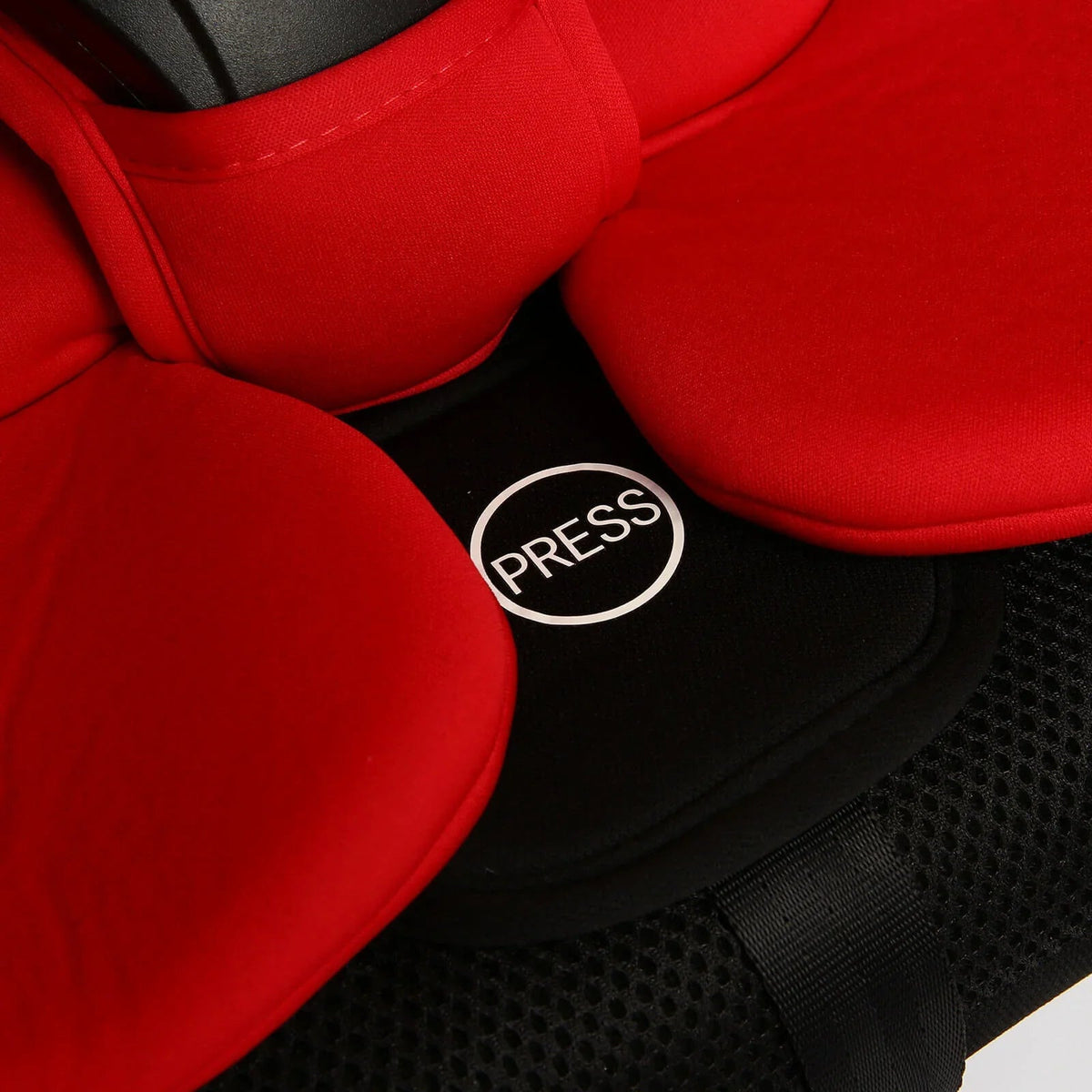 baby plus Orbitfix Group 0+/1/2/3 (Birth to 12 Years) Car Seat - Black Red | Luxury Home Accessories | Heulog Glow