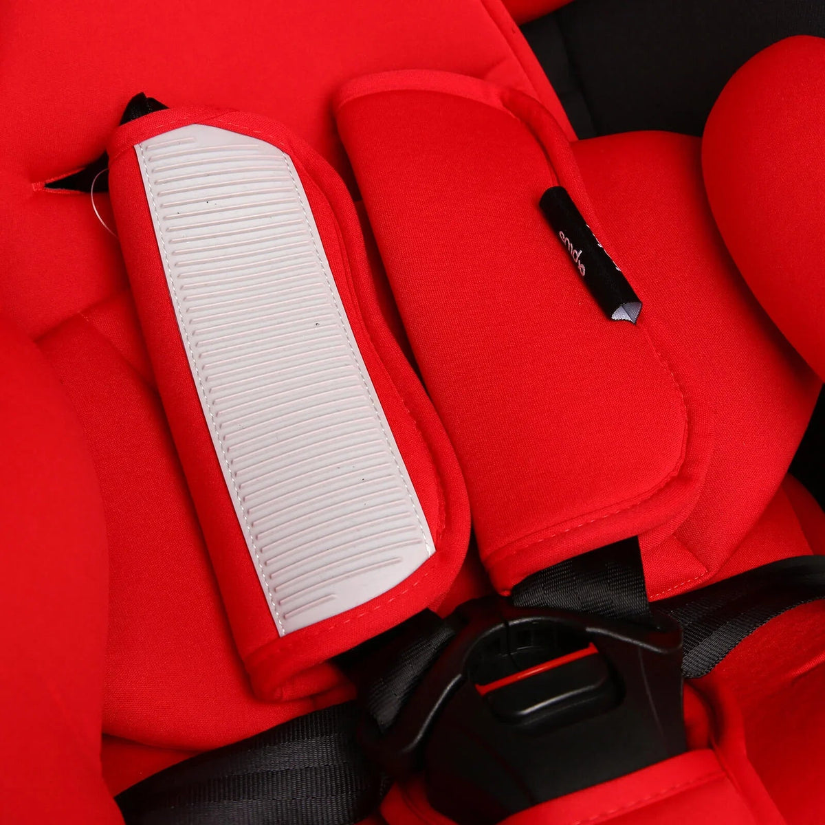 baby plus Orbitfix Group 0+/1/2/3 (Birth to 12 Years) Car Seat - Black Red | Luxury Home Accessories | Heulog Glow