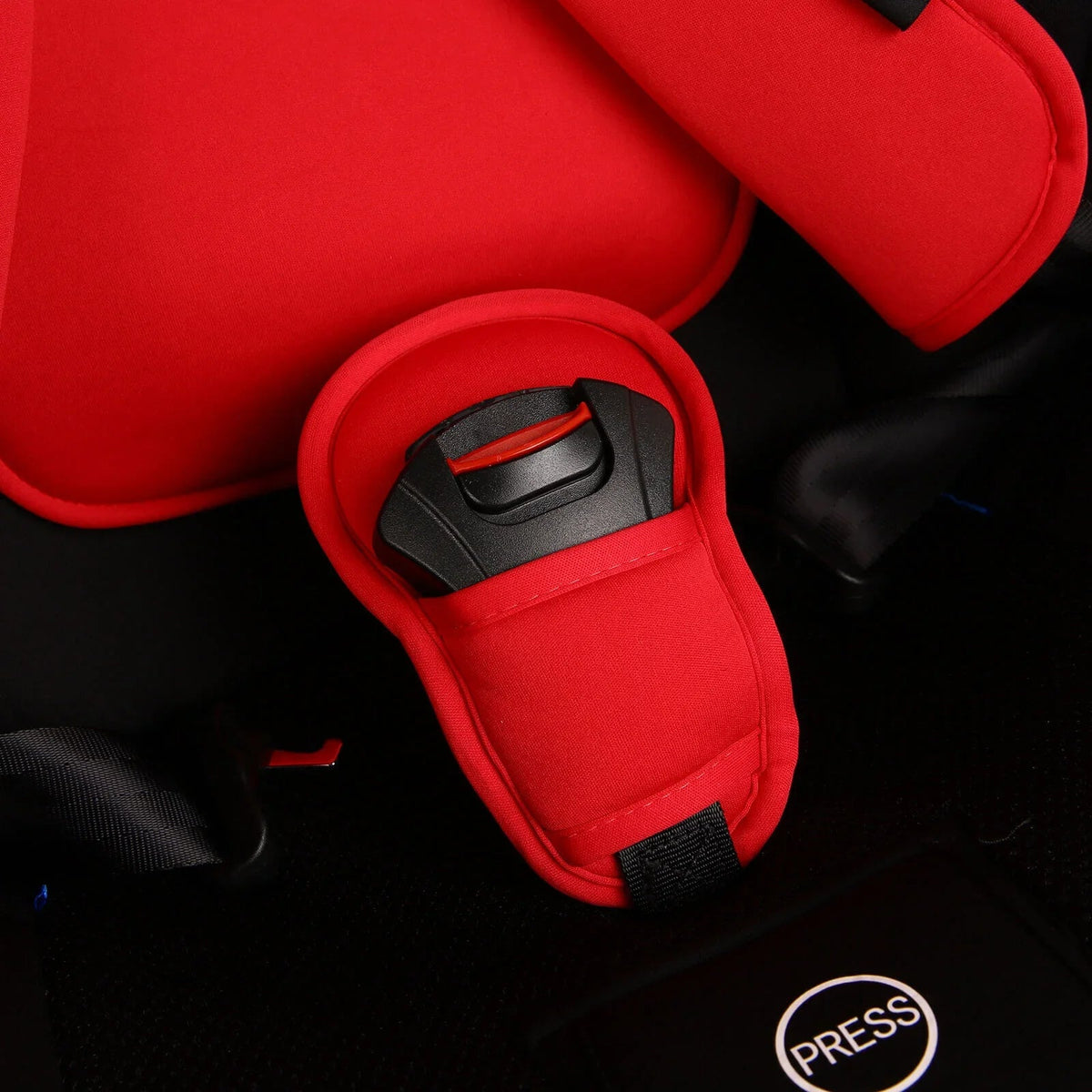 baby plus Orbitfix Group 0+/1/2/3 (Birth to 12 Years) Car Seat - Black Red | Luxury Home Accessories | Heulog Glow