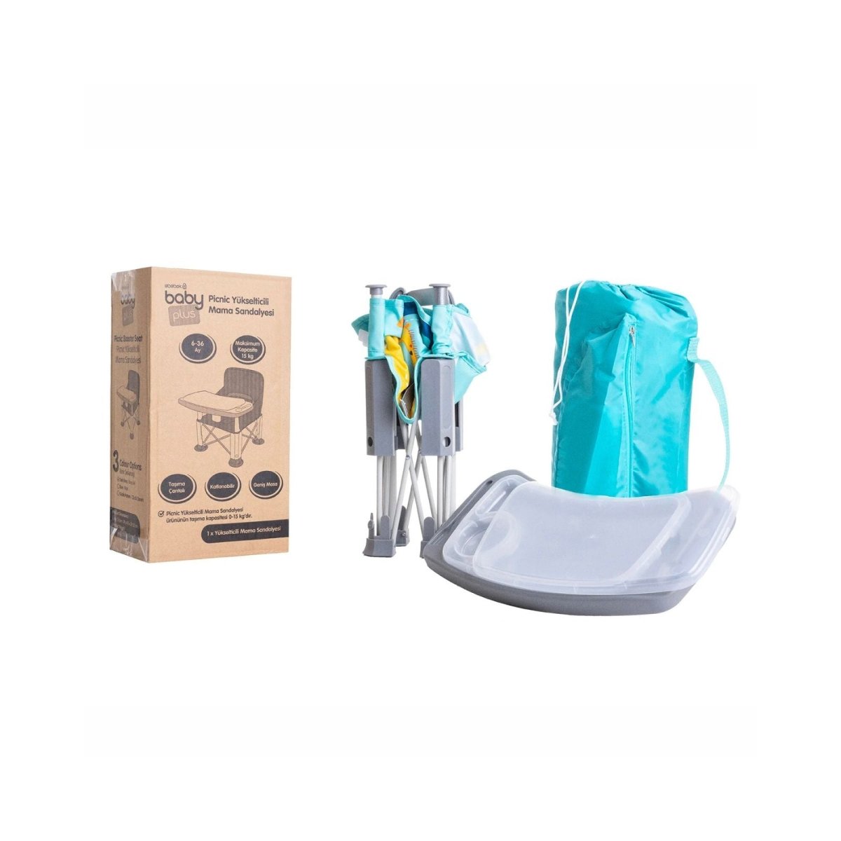 baby plus Picnic Booster Highchair - My friend Giraffe | Luxury Home Accessories | Heulog Glow