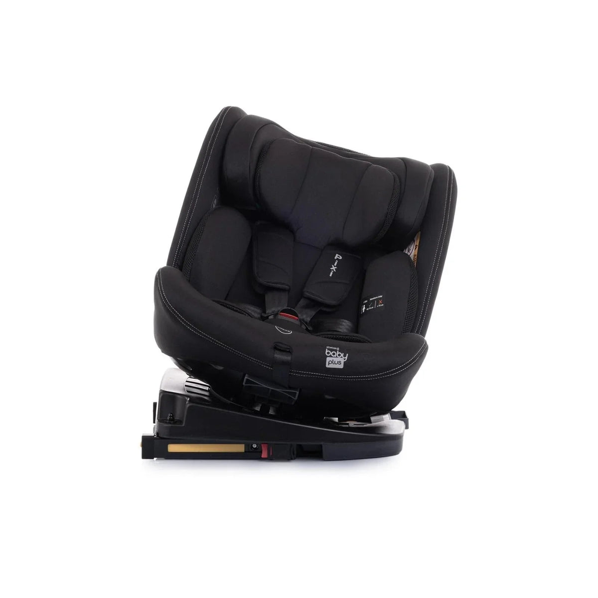 baby plus Pixi i-Size Group 0+/1/2/3 (Birth to 12 Years) Car Seat - Black | Luxury Home Accessories | Heulog Glow