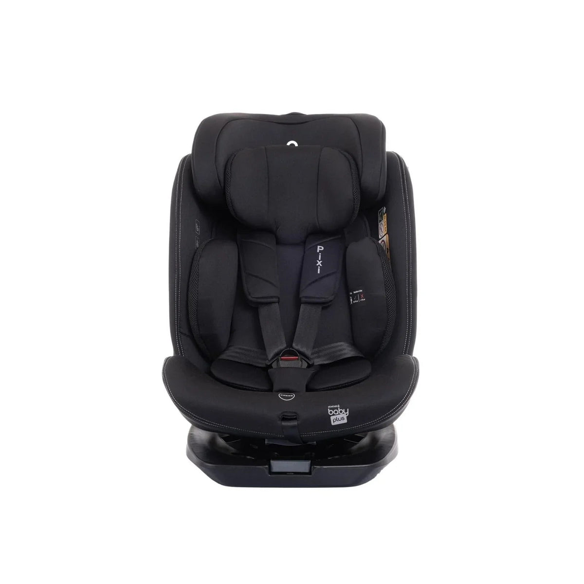 baby plus Pixi i-Size Group 0+/1/2/3 (Birth to 12 Years) Car Seat - Black | Luxury Home Accessories | Heulog Glow