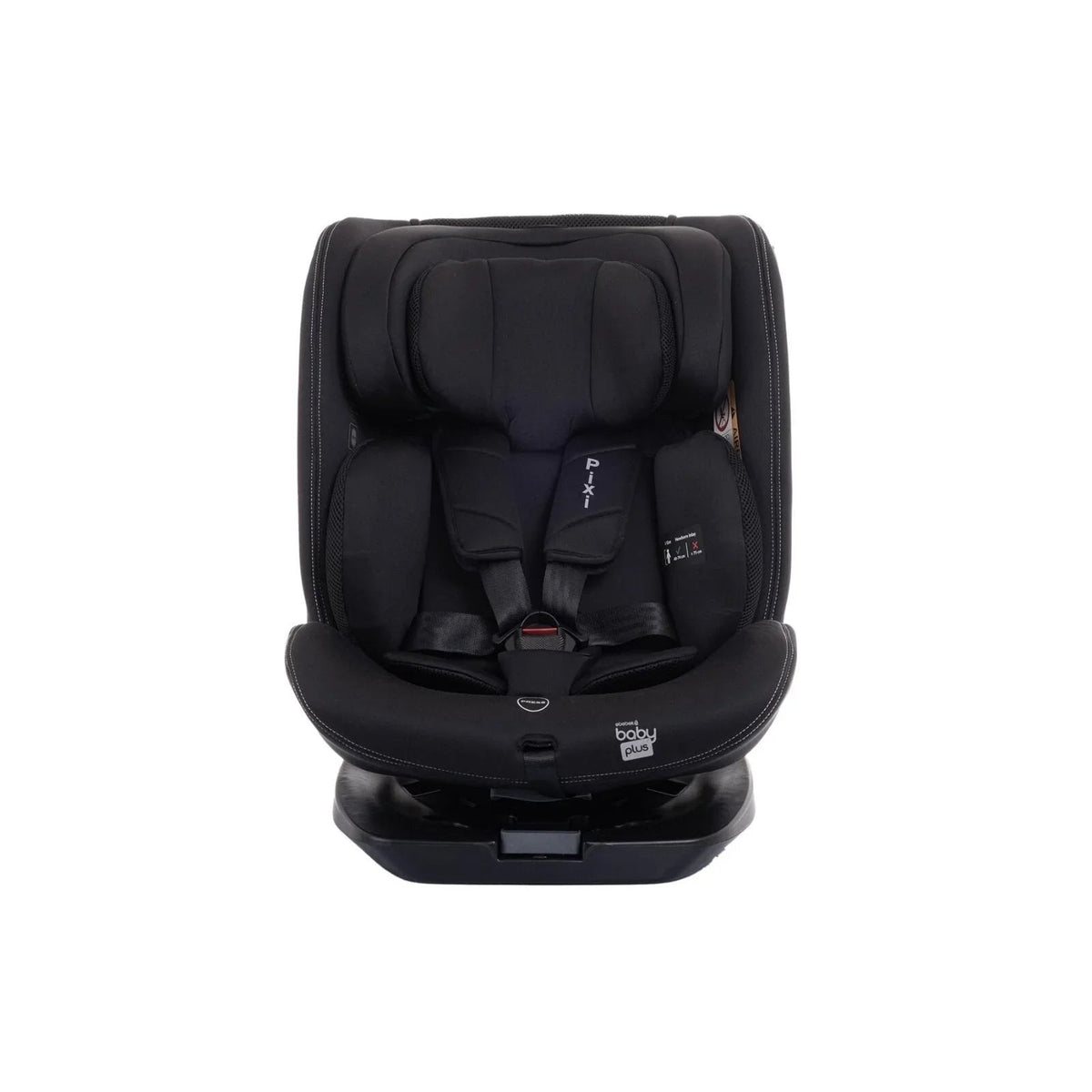 baby plus Pixi i-Size Group 0+/1/2/3 (Birth to 12 Years) Car Seat - Black | Luxury Home Accessories | Heulog Glow