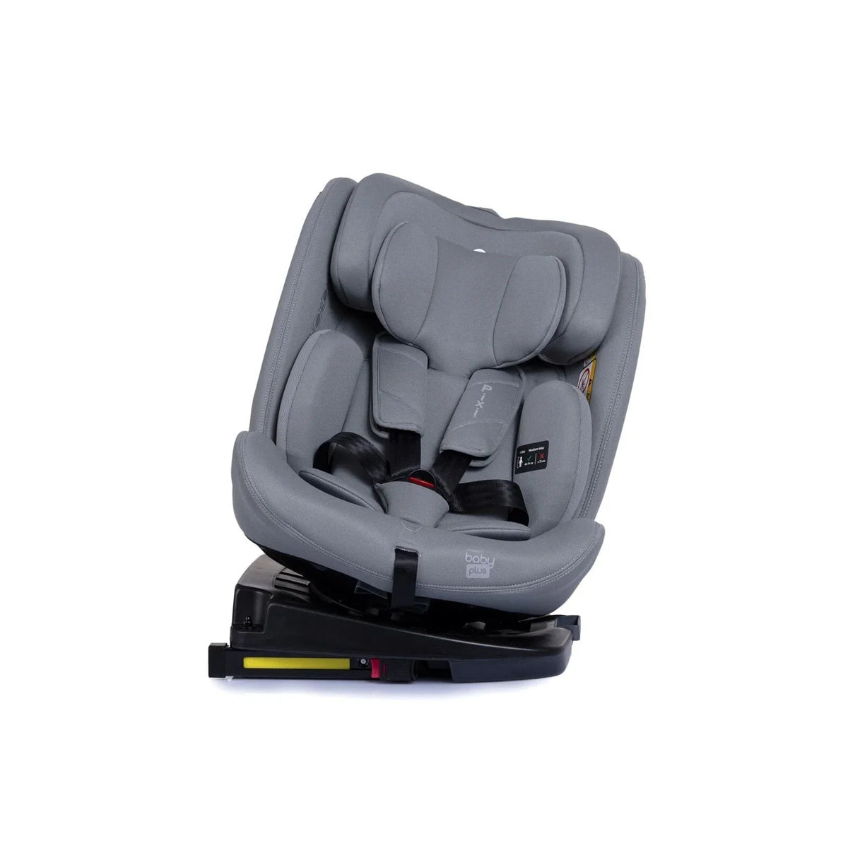 baby plus Pixi i-Size Group 0+/1/2/3 (Birth to 12 Years) Car Seat - Grey | Luxury Home Accessories | Heulog Glow