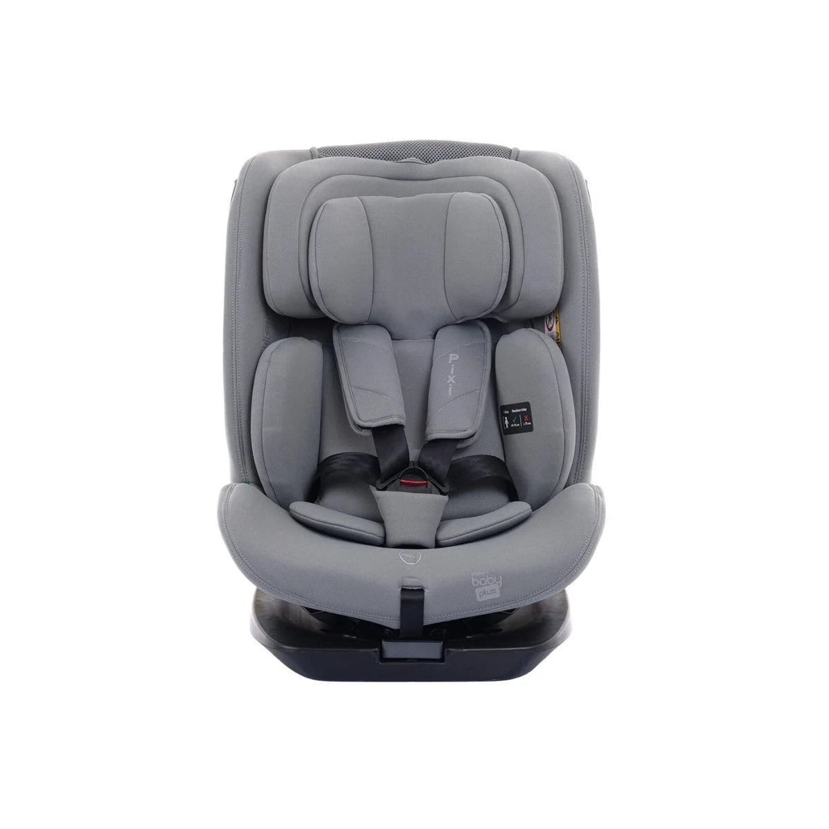 baby plus Pixi i-Size Group 0+/1/2/3 (Birth to 12 Years) Car Seat - Grey | Luxury Home Accessories | Heulog Glow