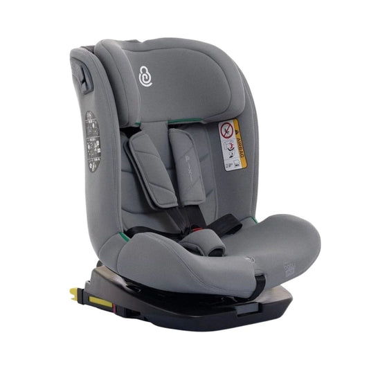 baby plus Pixi i-Size Group 0+/1/2/3 (Birth to 12 Years) Car Seat - Grey | Luxury Home Accessories | Heulog Glow