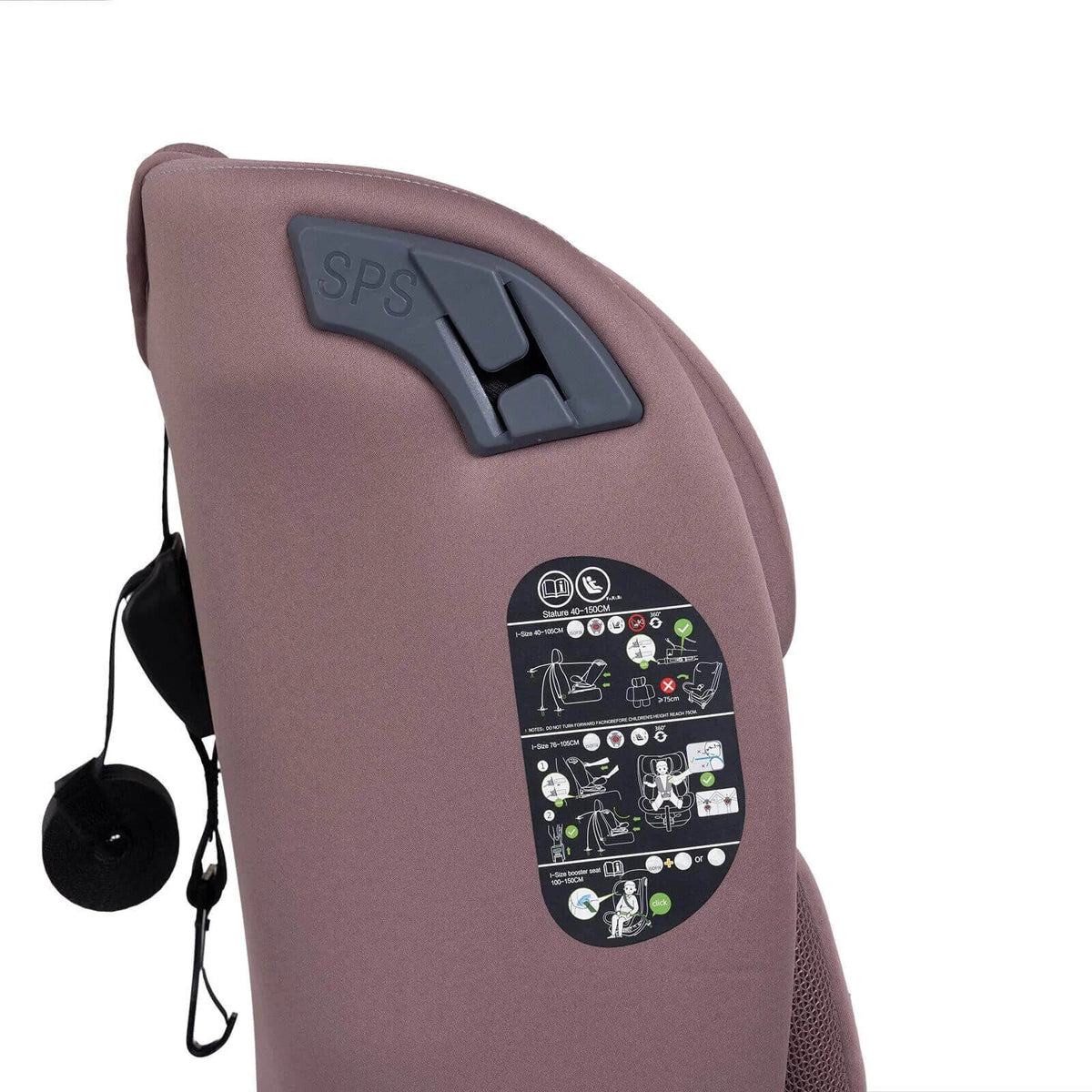 baby plus Pixi i-Size Group 0+/1/2/3 (Birth to 12 Years) Car Seat - Pink | Luxury Home Accessories | Heulog Glow
