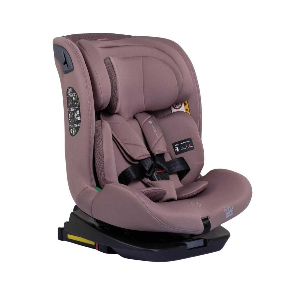 baby plus Pixi i-Size Group 0+/1/2/3 (Birth to 12 Years) Car Seat - Pink | Luxury Home Accessories | Heulog Glow