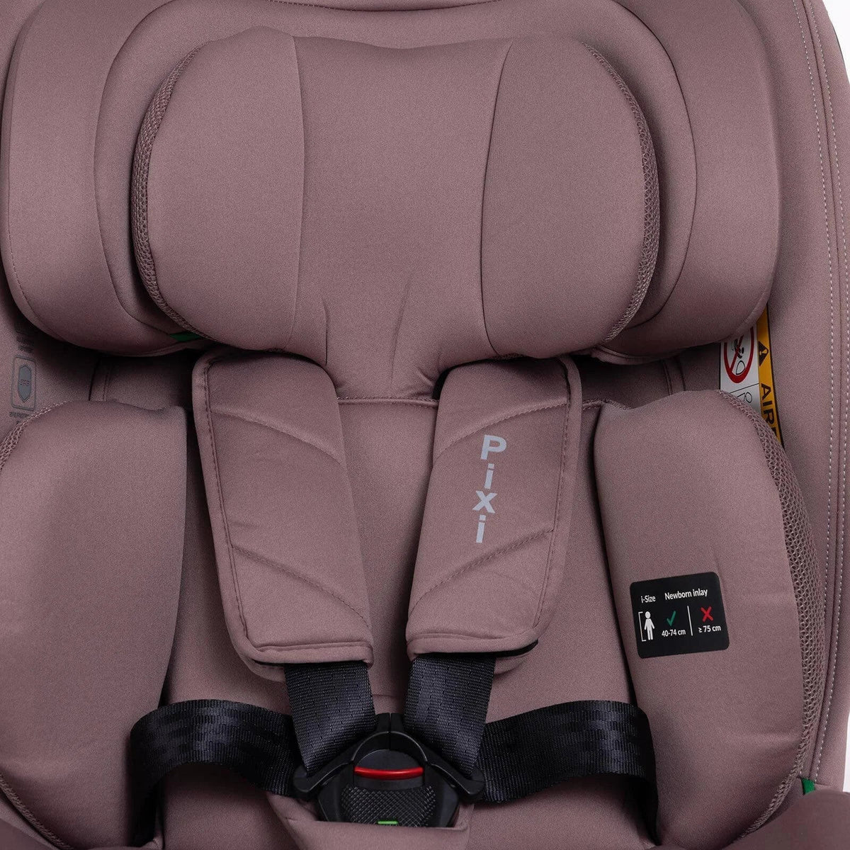 baby plus Pixi i-Size Group 0+/1/2/3 (Birth to 12 Years) Car Seat - Pink | Luxury Home Accessories | Heulog Glow