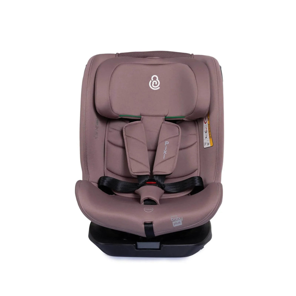 baby plus Pixi i-Size Group 0+/1/2/3 (Birth to 12 Years) Car Seat - Pink | Luxury Home Accessories | Heulog Glow