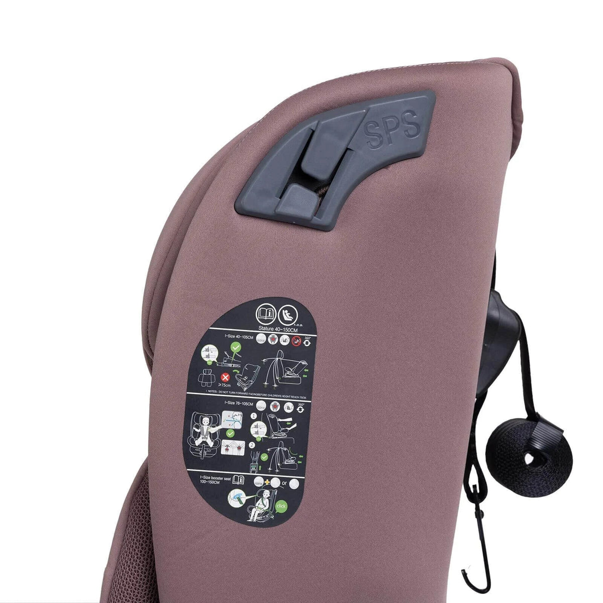 baby plus Pixi i-Size Group 0+/1/2/3 (Birth to 12 Years) Car Seat - Pink | Luxury Home Accessories | Heulog Glow