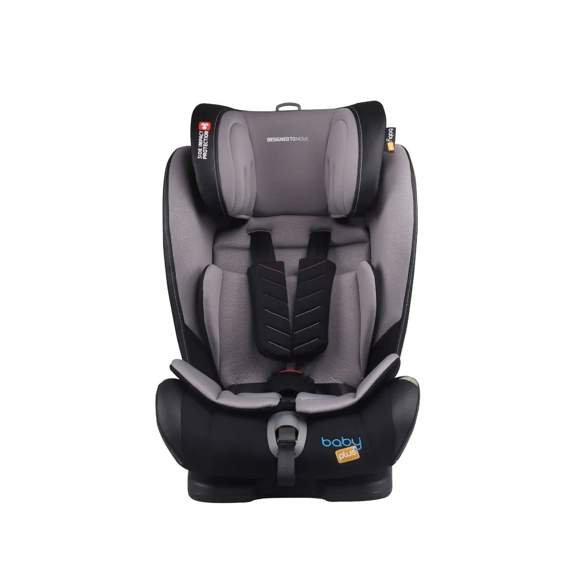 baby plus Secure Group 1/2/3 (9 Months to 12 Years) Car Seat - Grey | Luxury Home Accessories | Heulog Glow