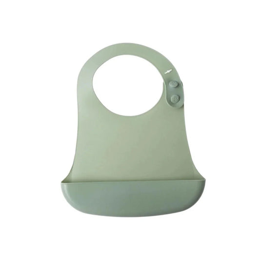 baby plus Silicone Bib - Green | Luxury Home Accessories | Heulog Glow