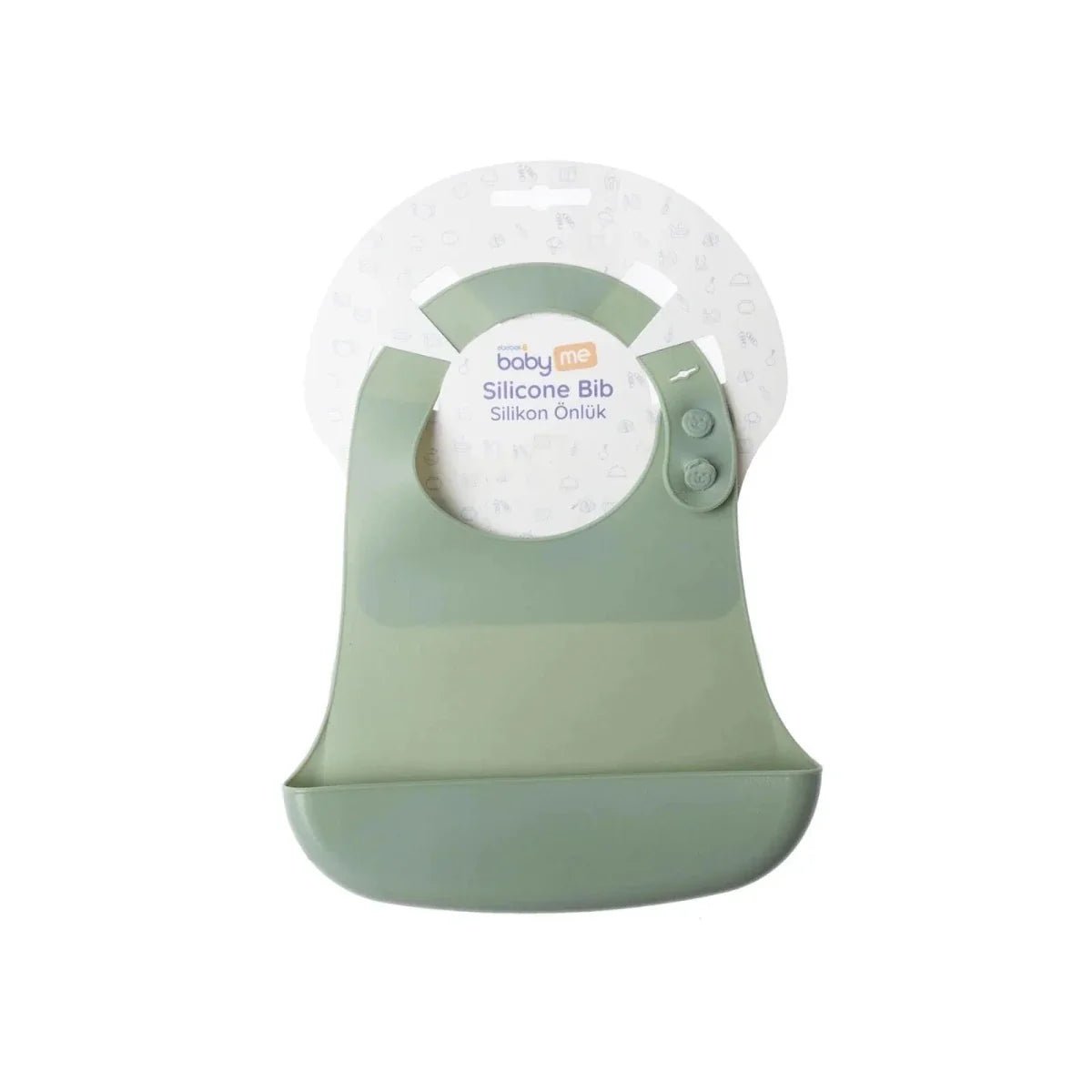 baby plus Silicone Bib - Green | Luxury Home Accessories | Heulog Glow